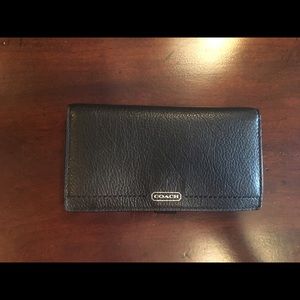 Coach checkbook cover